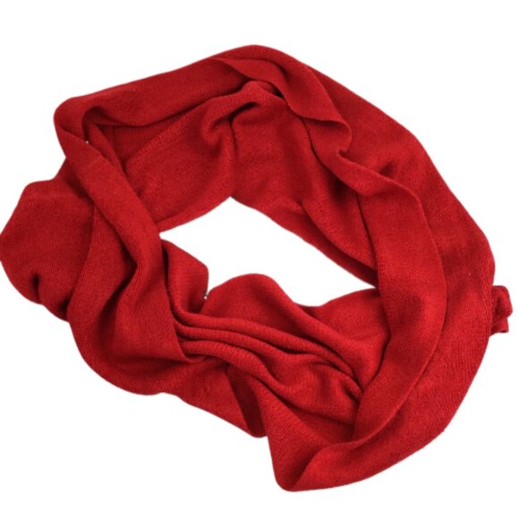 Calvin Klein Red Infinity Scarf - Picture 1 of 9